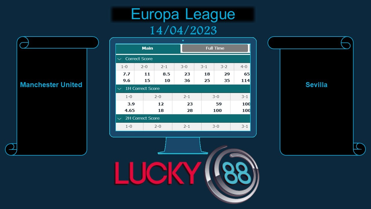 LUCKY88 Manchester United vs Sevilla, Soi kèo bóng đá hôm nay 14/04/2023, Europa League