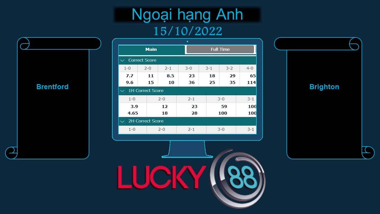 LUCKY88 Brentford vs Brighton, Soi kèo bóng đá hôm nay 15/10/2022,  Ngoại hạng Anh